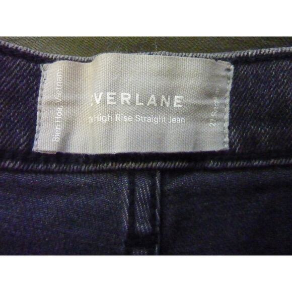 Everlane High Rise Straight Jeans Black The Cheeky Size 27 Regular - Picture 5 of 6